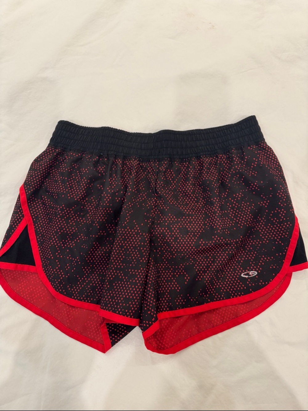 Champion Black Athletic Shorts with Red Accents Size Medium- never worn